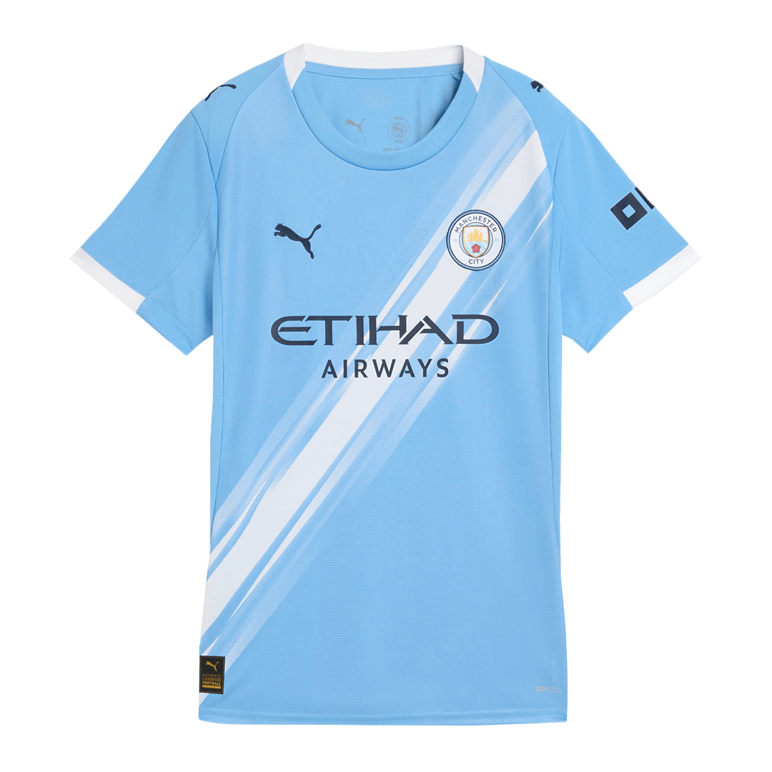 Women's Manchester City Home Soccer Jersey 2025/26 Blue