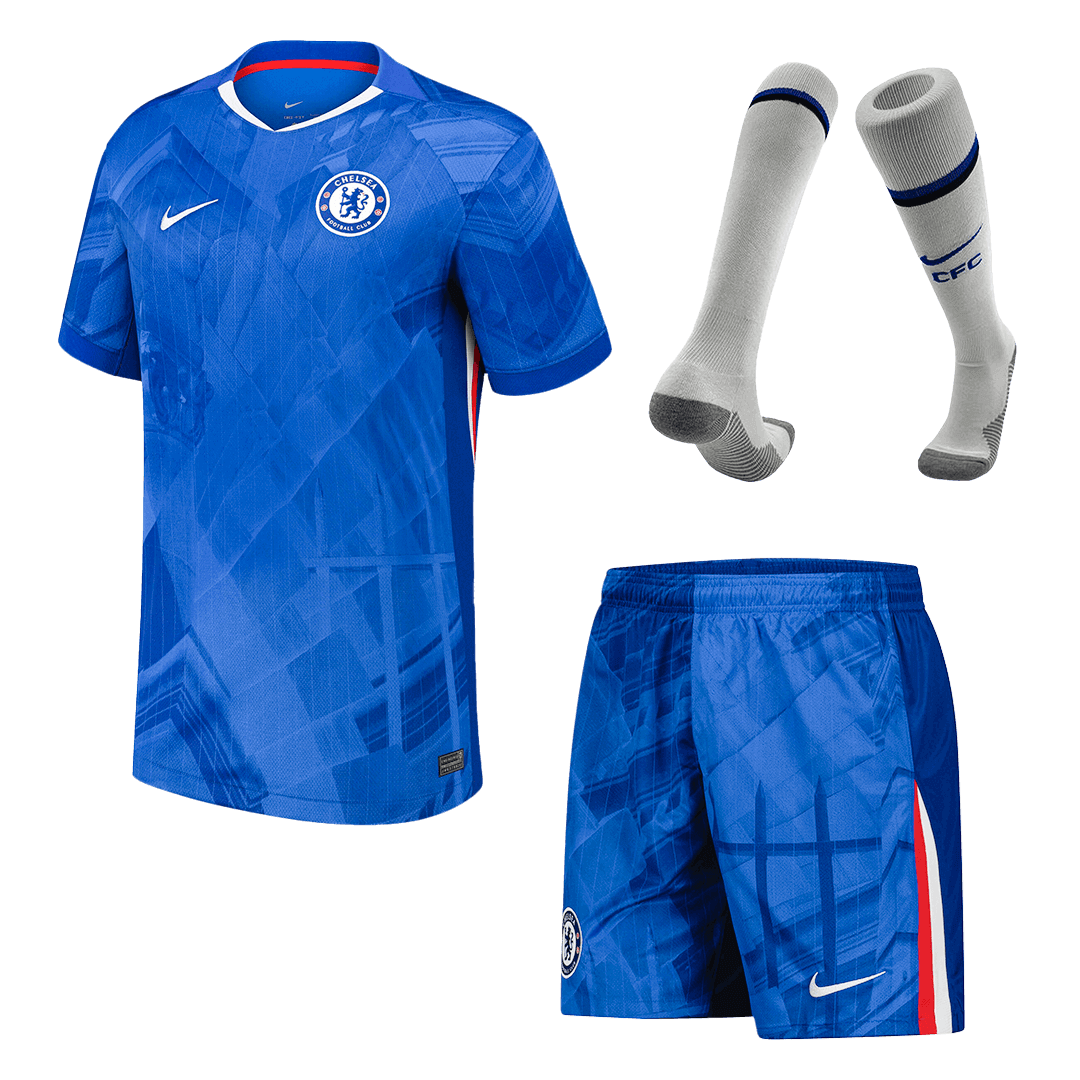Chelsea Home Soccer Jersey Kit(Jersey+Shorts+Socks) 2025/26 Blue