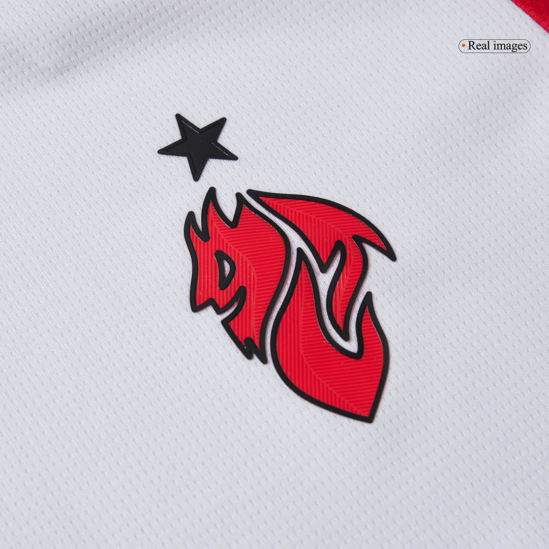 AC Milan Away Soccer Jersey Kit(Jersey+Shorts) 2025/26 White