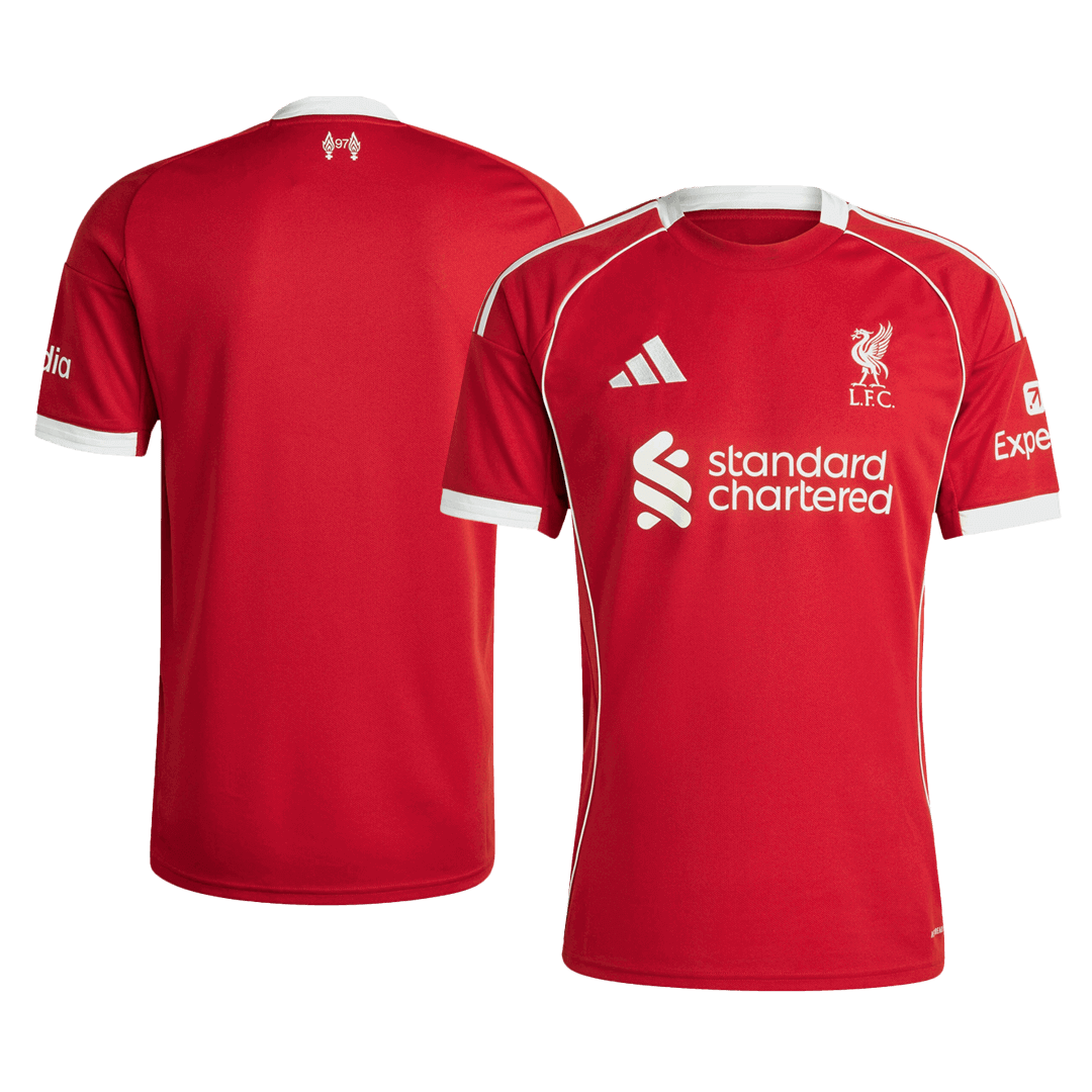 Liverpool Home Soccer Jersey 2025/26 Red