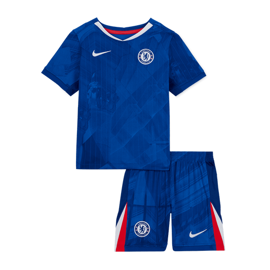 Kid's Chelsea Home Soccer Jersey Kit(Jersey+Shorts) 2025/26 Blue