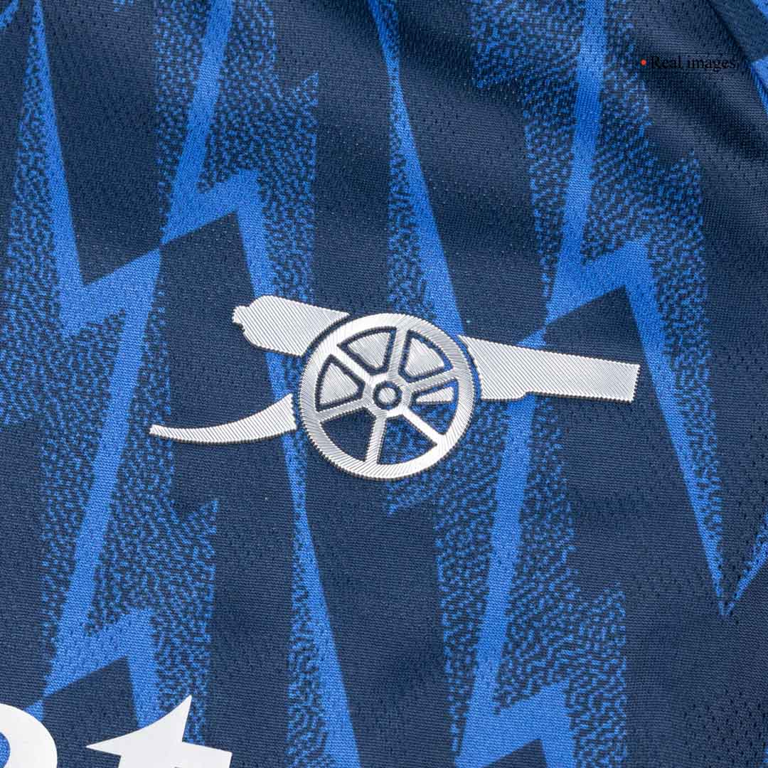 Authentic SAKA #7 Arsenal Away Soccer Jersey 2025/26 Blue