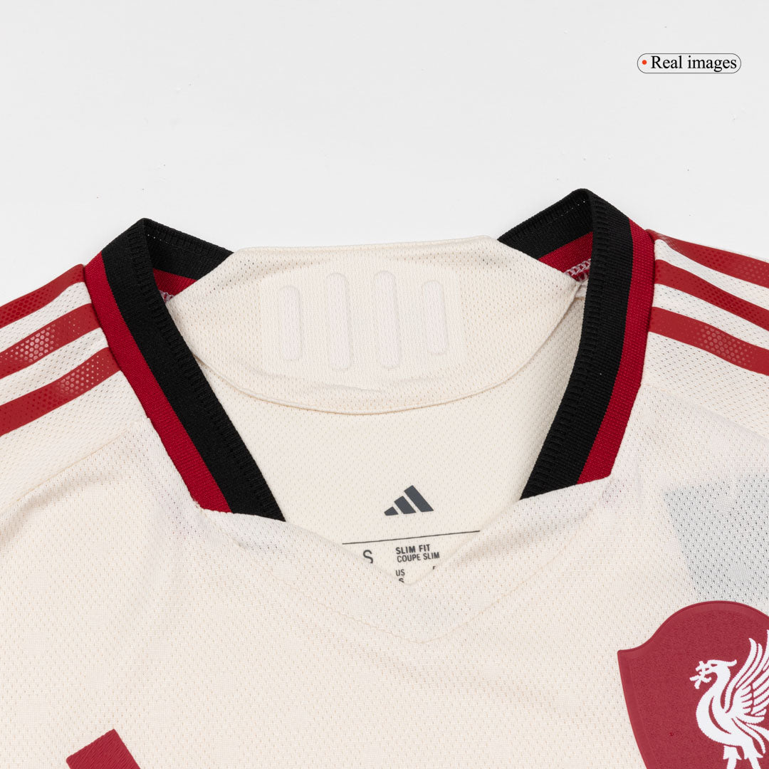 Authentic Liverpool Away Soccer Jersey 25/26 White