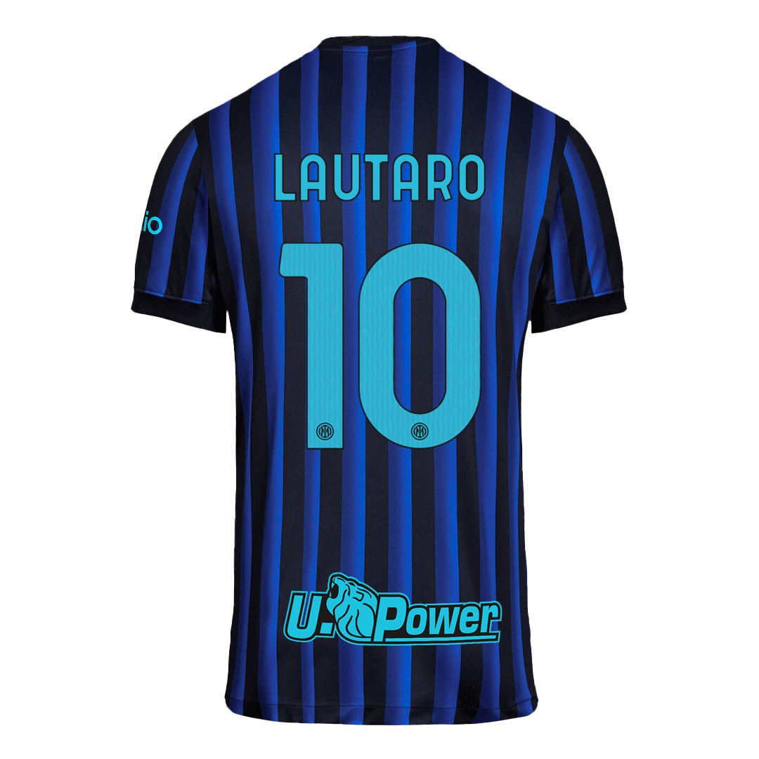 LAUTARO #10 Inter Milan Home Soccer Jersey 2025/26 Blue&Black
