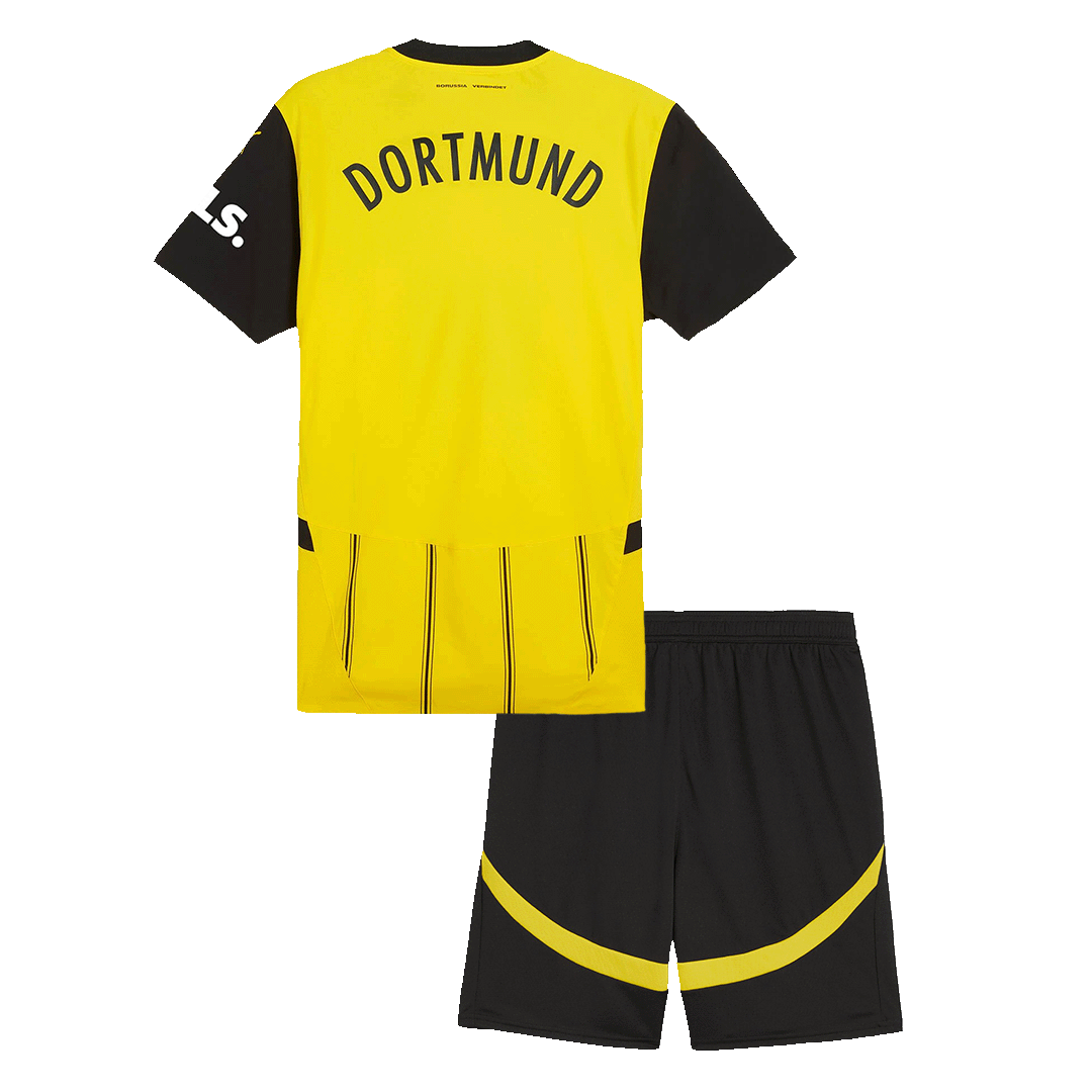 Kid's Borussia Dortmund Home Soccer Jersey Kit(Jersey+Shorts) 2024/25