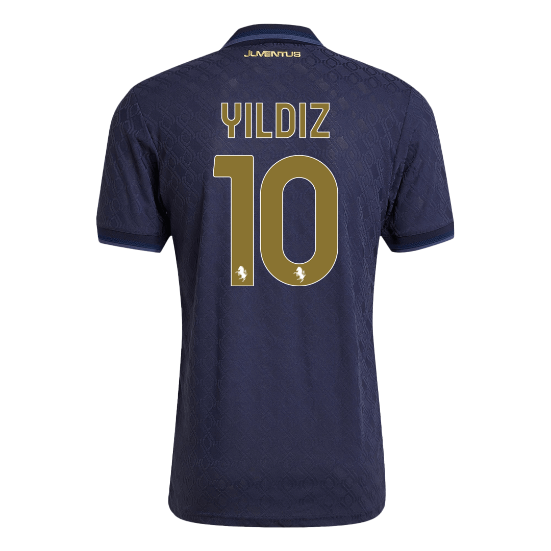 Authentic YILDIZ #10 Juventus Third Away Soccer Jersey 2024/25 - Save The Children Sponsor