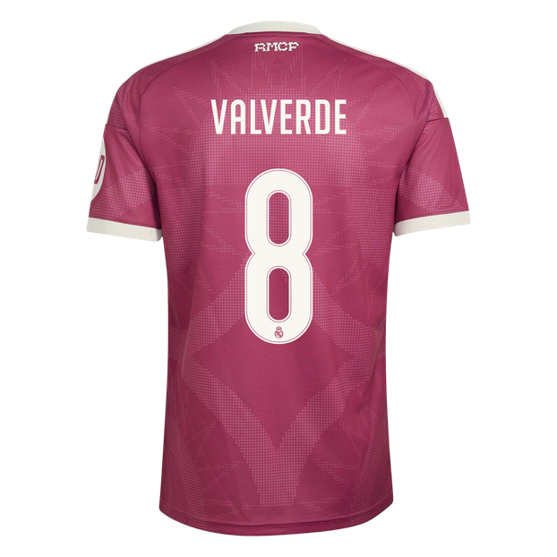 VALVERDE #8 Real Mardid Third Soccer Jersey 202626/27 Red