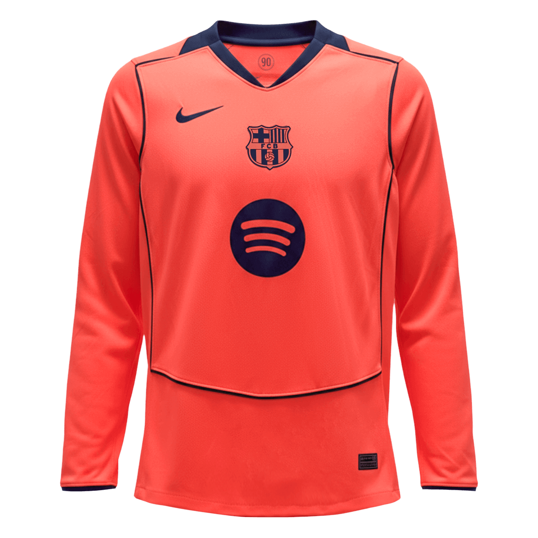 Barcelona Long Sleeve Soccer Jersey 2025/26