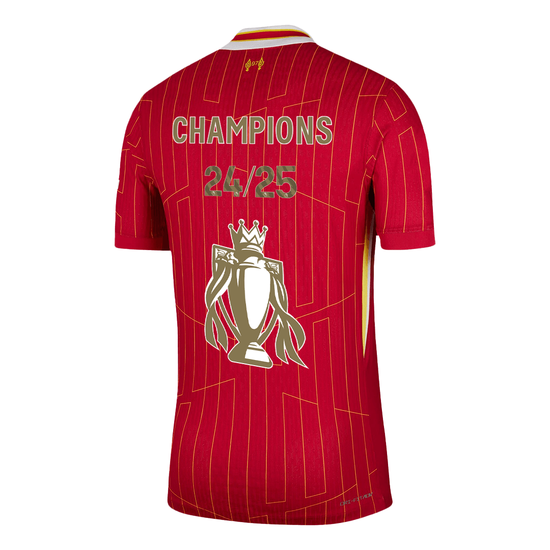 Authentic Liverpool Home Soccer Jersey Red - CHAMPIONS 24/25
