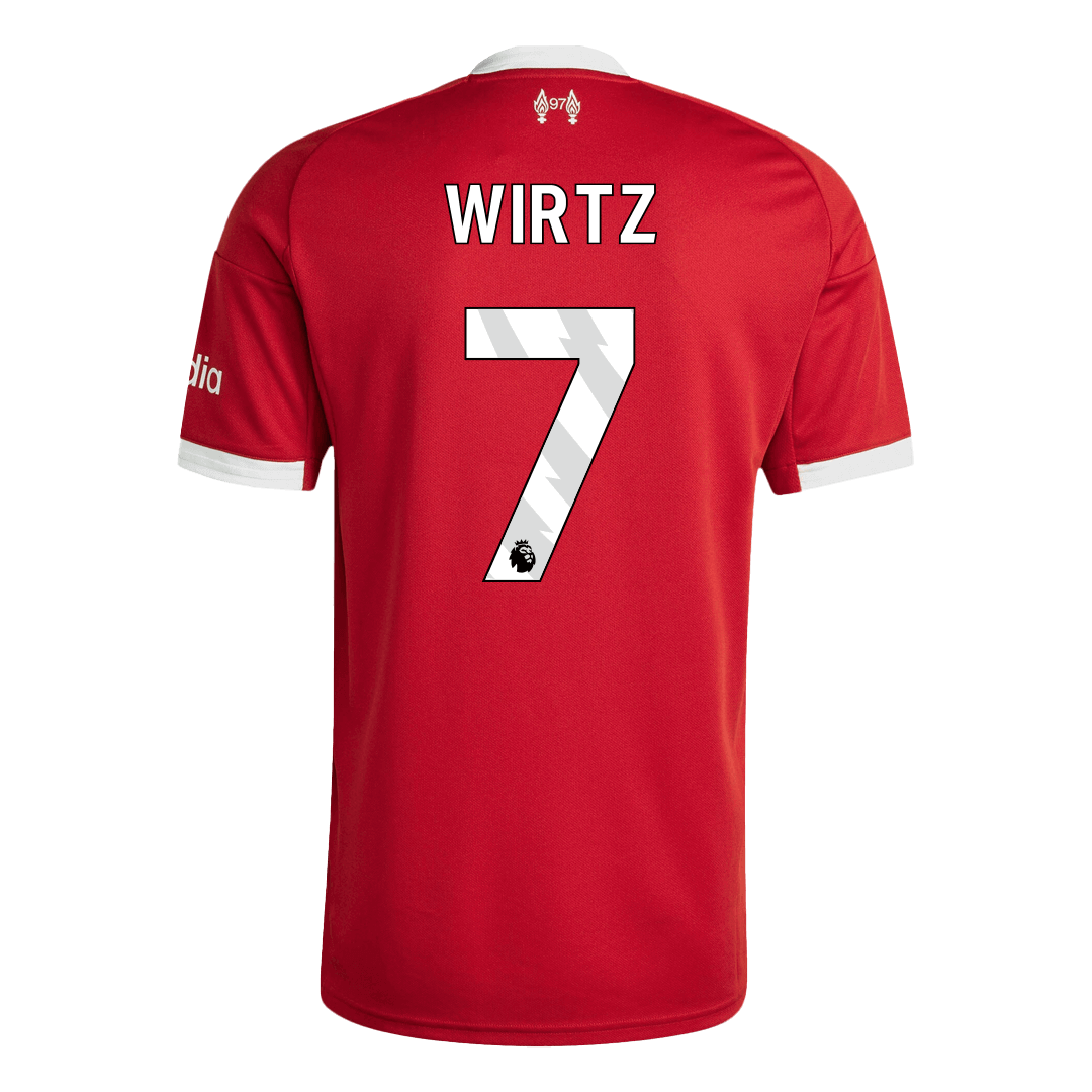 WIRTZ #7 Liverpool Home Soccer Jersey 2025/26 Red