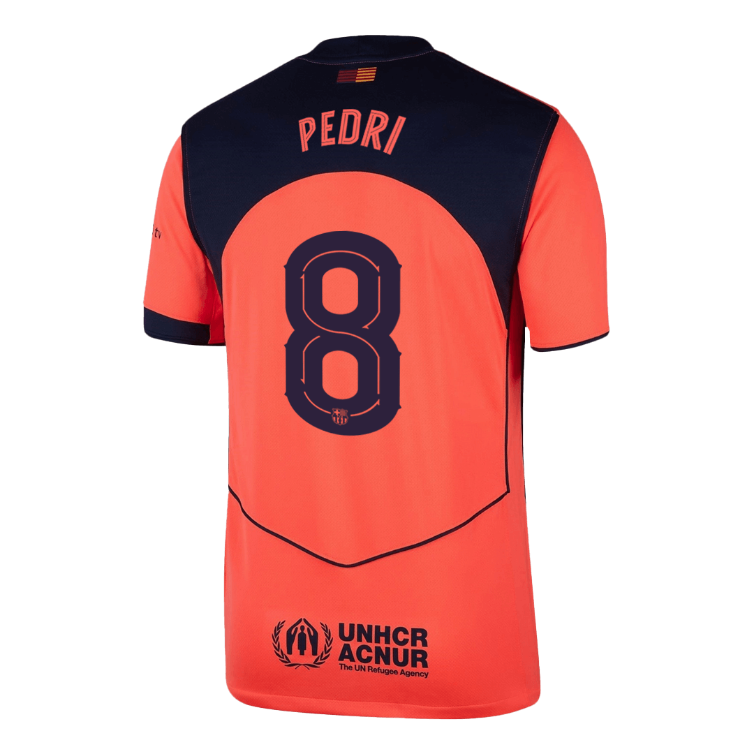 PEDRI #8 Barcelona Third Away Soccer Jersey 2025/26—UCL