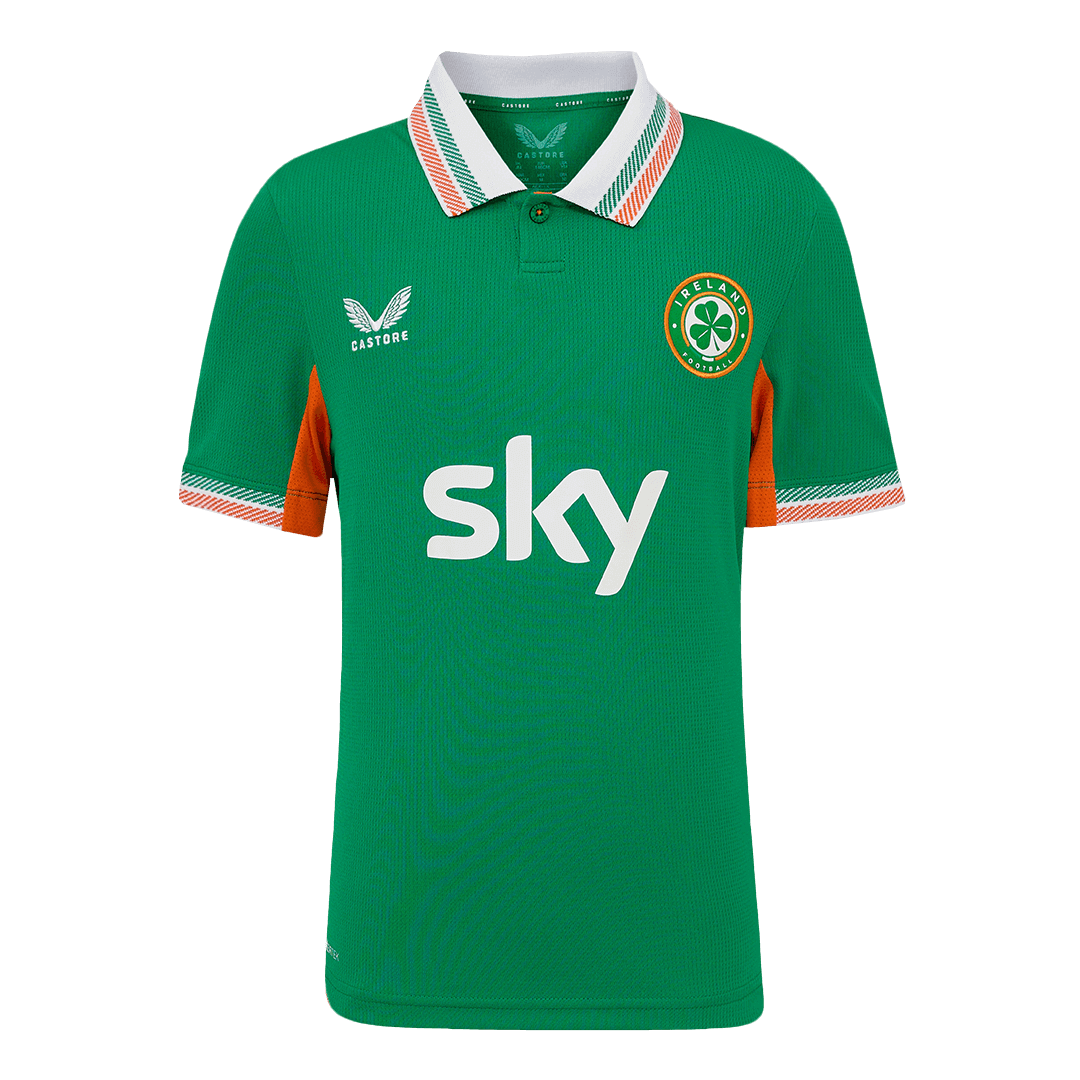 Men's Ireland Home Soccer Jersey 2025 Green - Women's Team