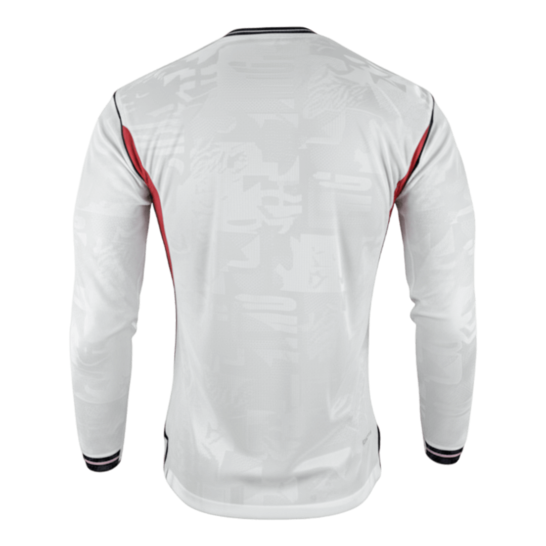 Player Version England Home Long Sleeve Soccer Jersey World Cup 2026 White