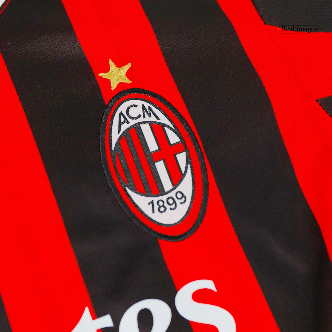 Kid's AC Milan Home Soccer Jersey Kit(Jersey+Shorts) 2024/25