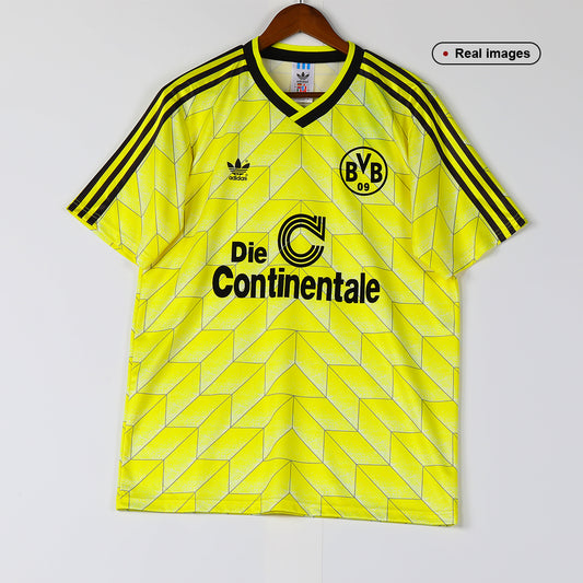 Retro 1988 Borussia Dortmund Home Soccer Jersey