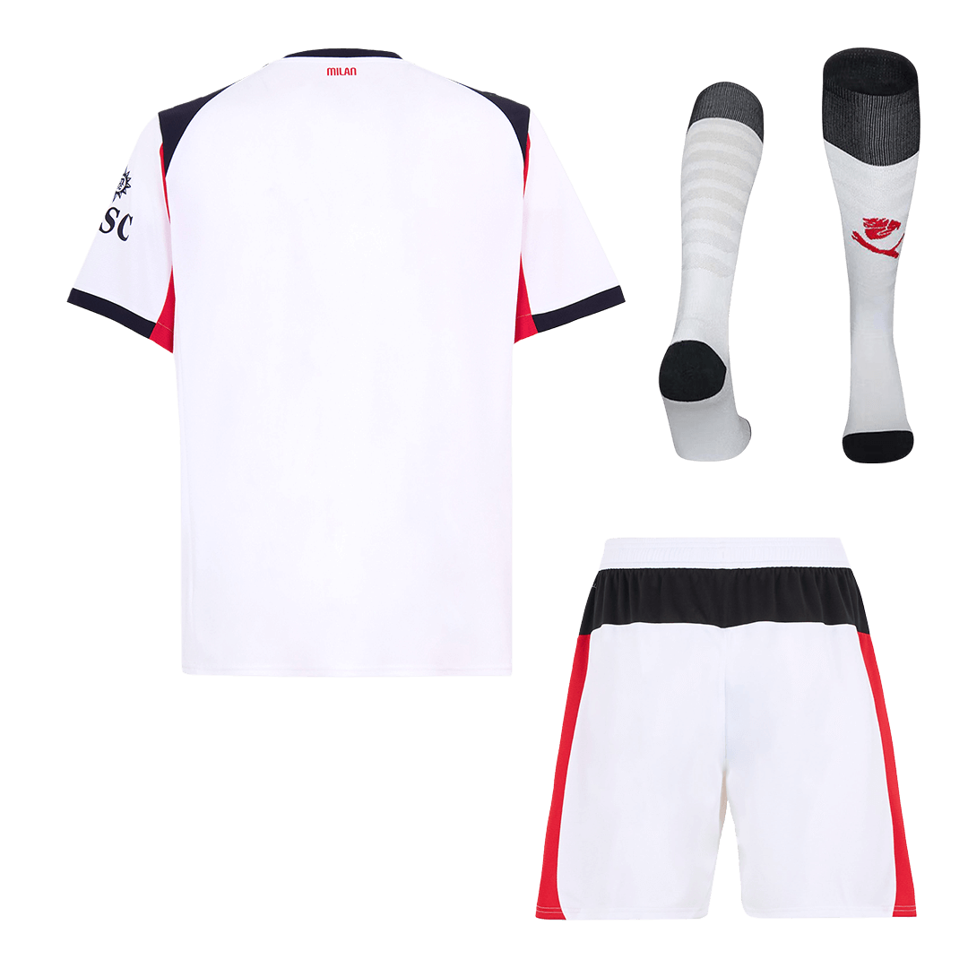 AC Milan Away Soccer Jersey Kit(Jersey+Shorts+Socks) 2025/26