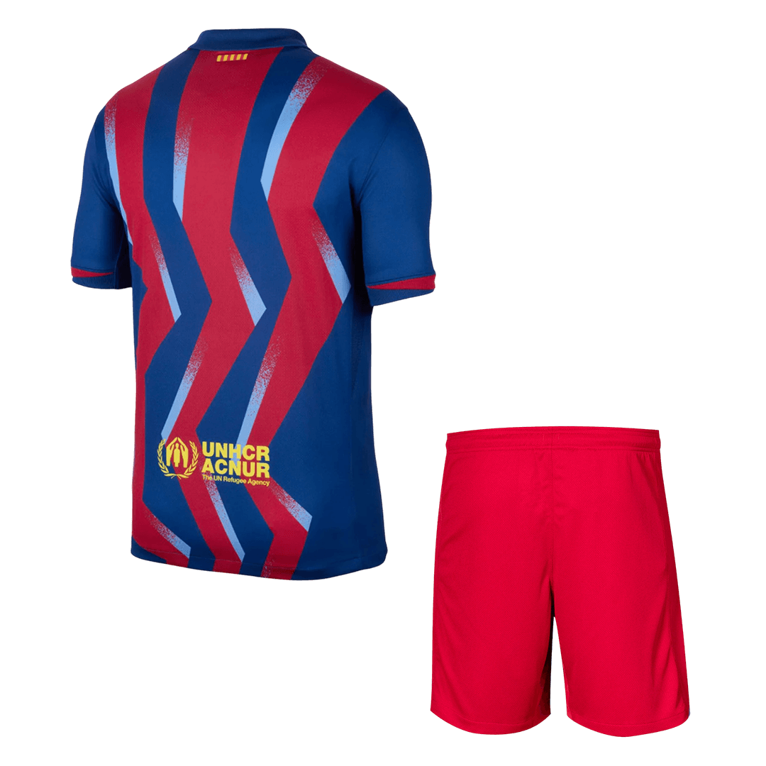 Barcelona Fourth Away Soccer Jersey Kit(Jersey+Shorts) 2025/26