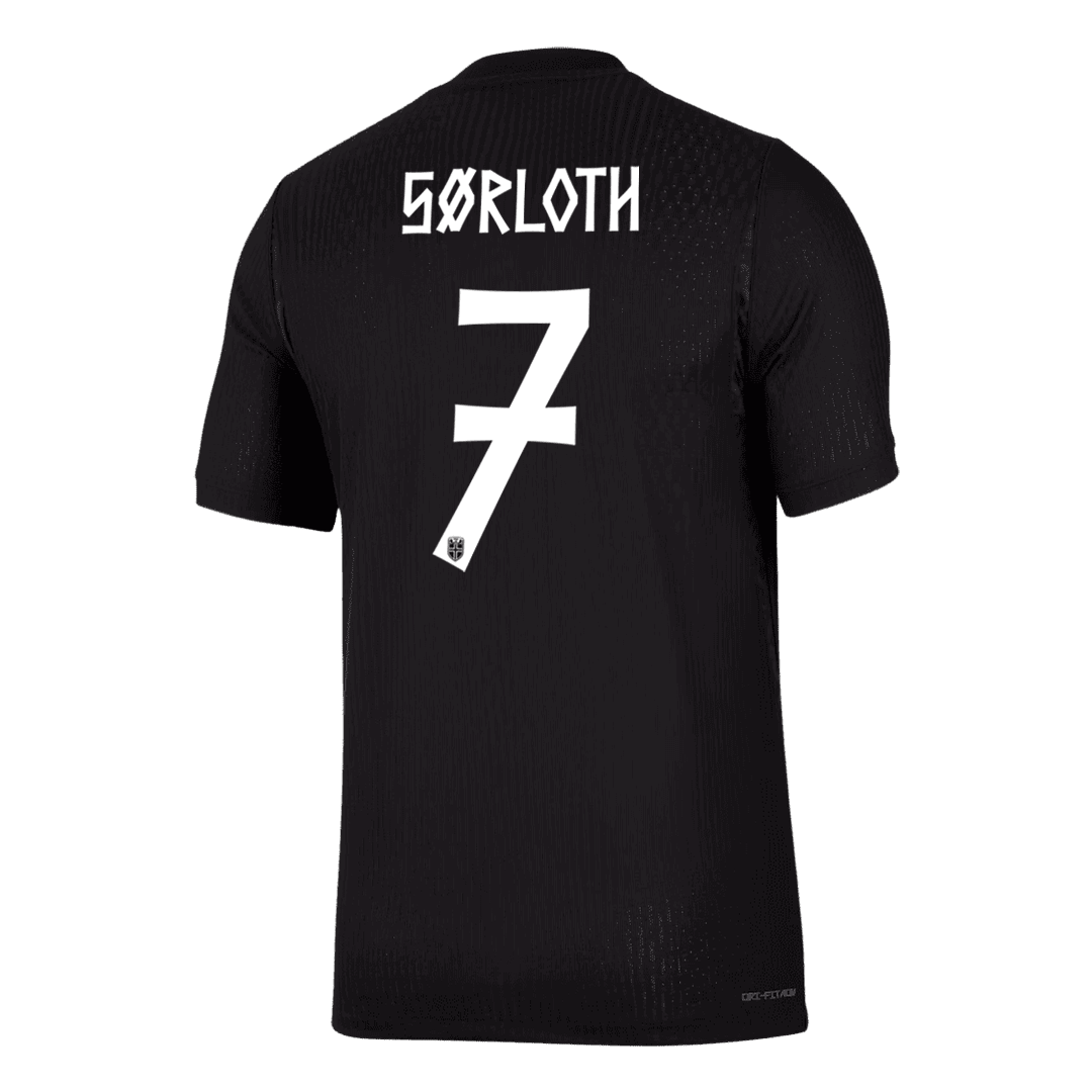 Authentic SØRLOTH #7 Norway Away Soccer Jersey 2026