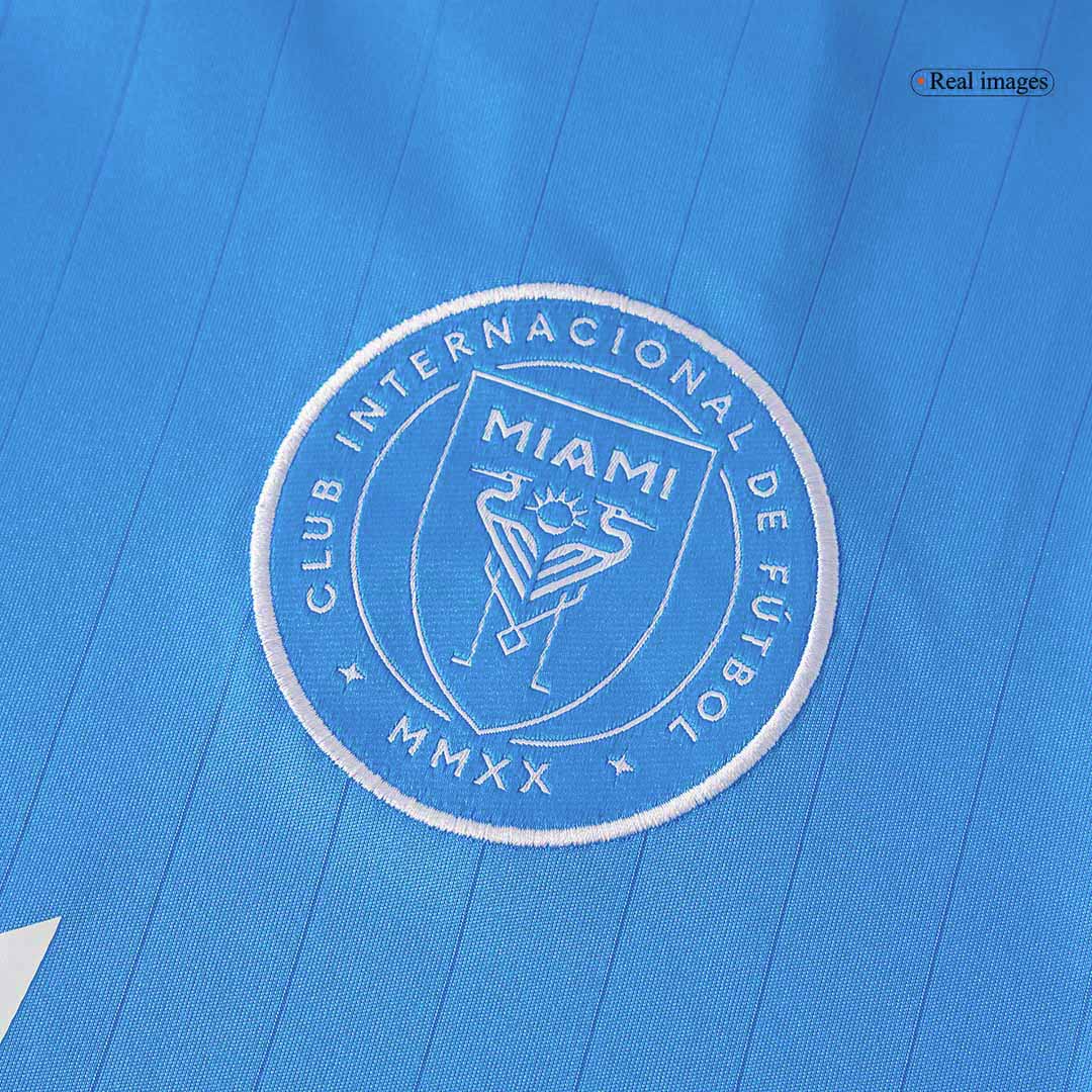 Inter Miami Third away Soccer Jersey Kit(Jersey+Shorts) 2025 Blue