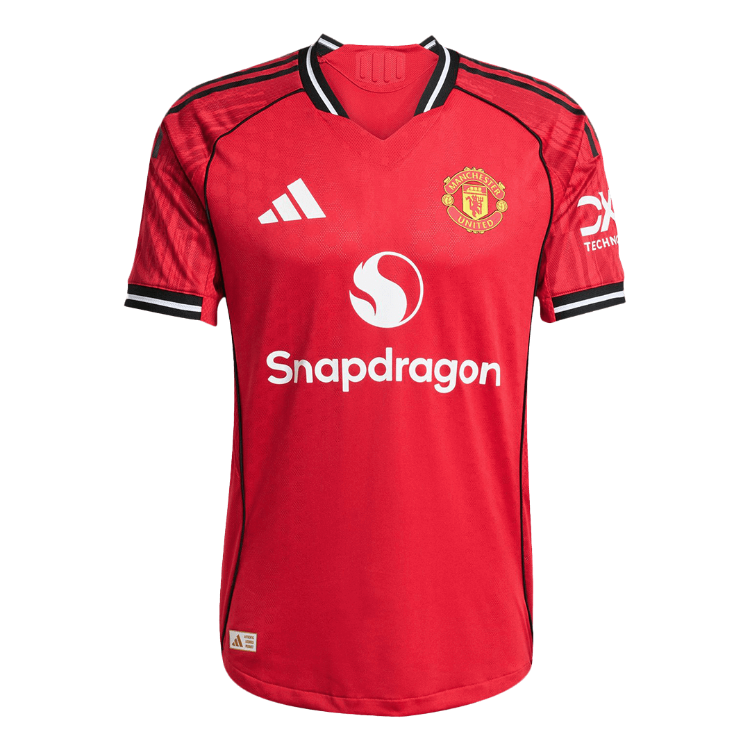 Authentic Manchester United Home Soccer Jersey 2025/26 Red