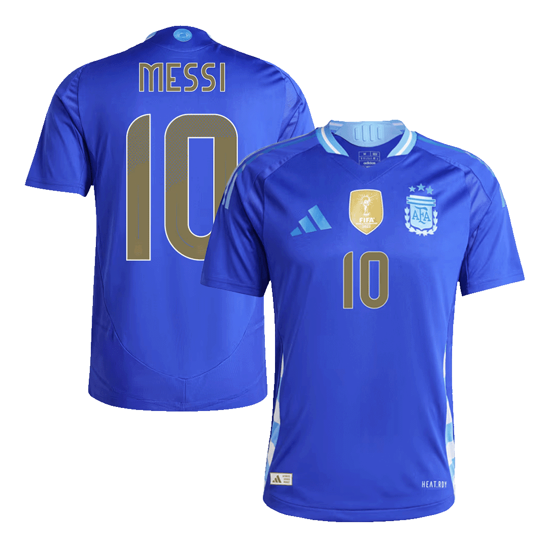 Authentic MESSI #10 Argentina Away Soccer Jersey 2024