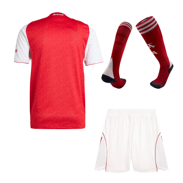 Authentic Arsenal Home Soccer Jersey Kit(Jersey+Shorts+Socks) 2025/26