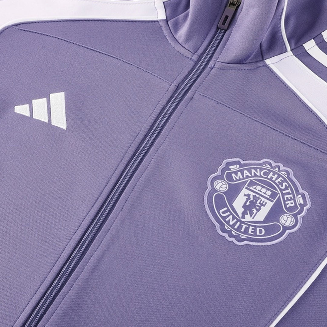 25/26 Manchester United Training Jacket Kit(Jacket+Pants) Purple