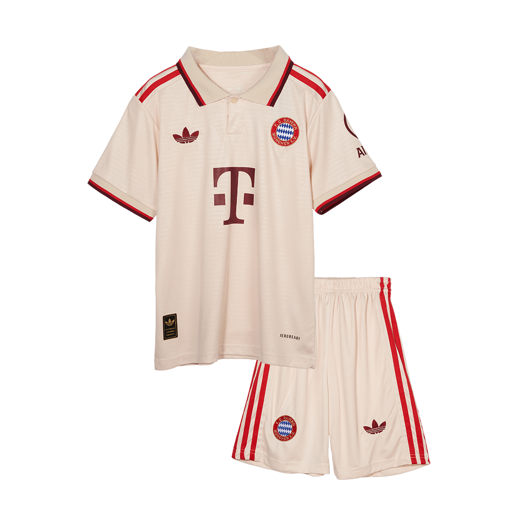 Kid's Bayern Munich Third Away Soccer Jersey Kit(Jersey+Shorts) 2024/25 - UCL