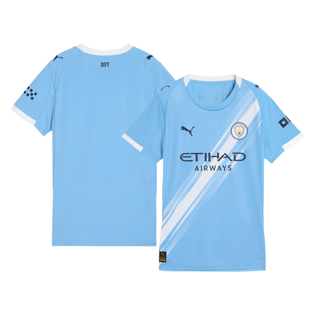 Women's Manchester City Home Soccer Jersey 2025/26 Blue