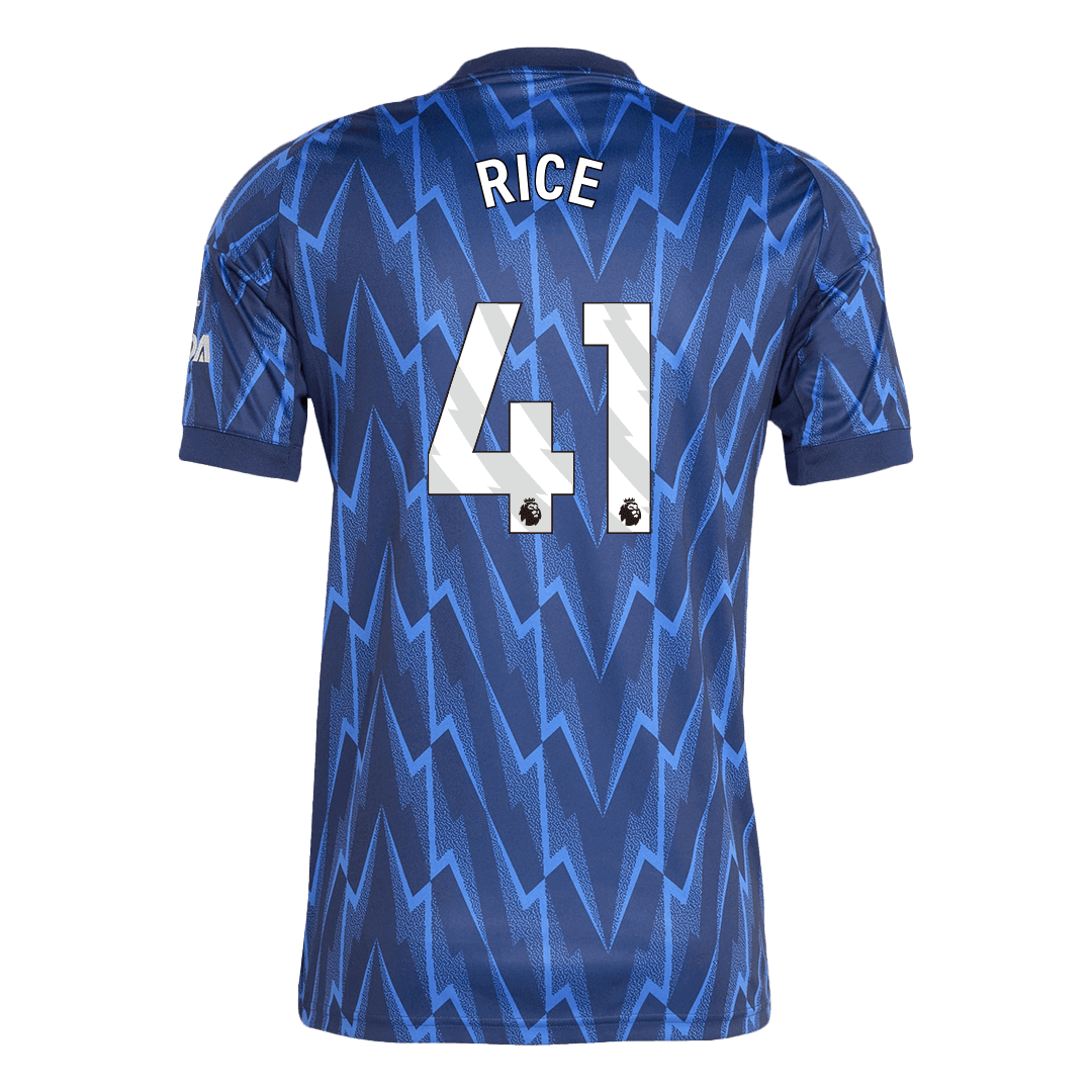 RICE #41 Arsenal Away Soccer Jersey 2025/26 Blue