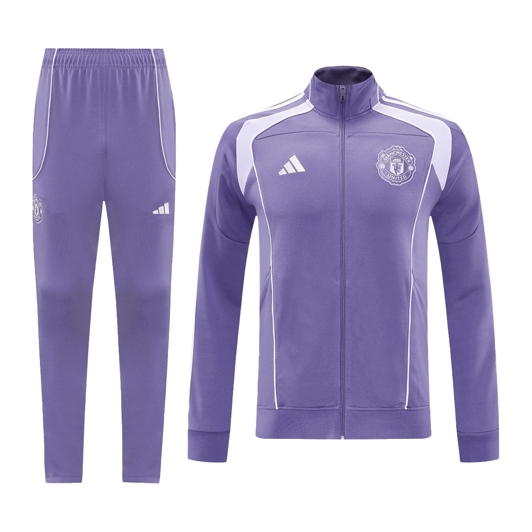 25/26 Manchester United Training Jacket Kit(Jacket+Pants) Purple