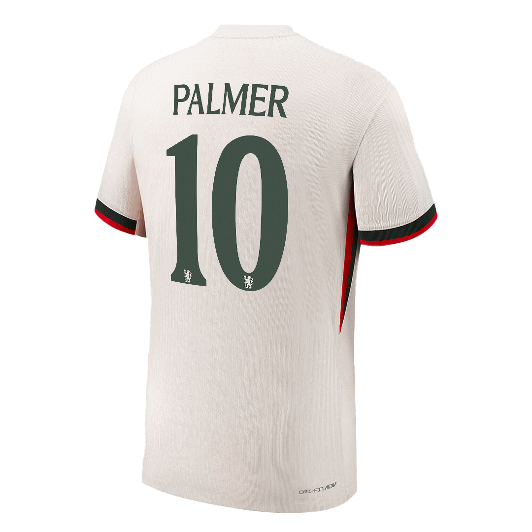 Authentic PALMER #10 Chelsea Away Soccer Jersey 2025/26 White - UCL