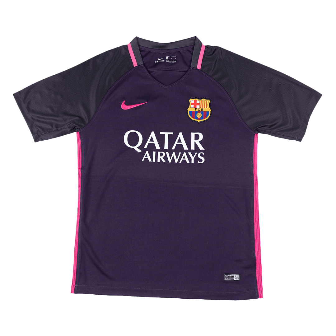 Retro 2016/17 Barcelona Away Soccer Jersey