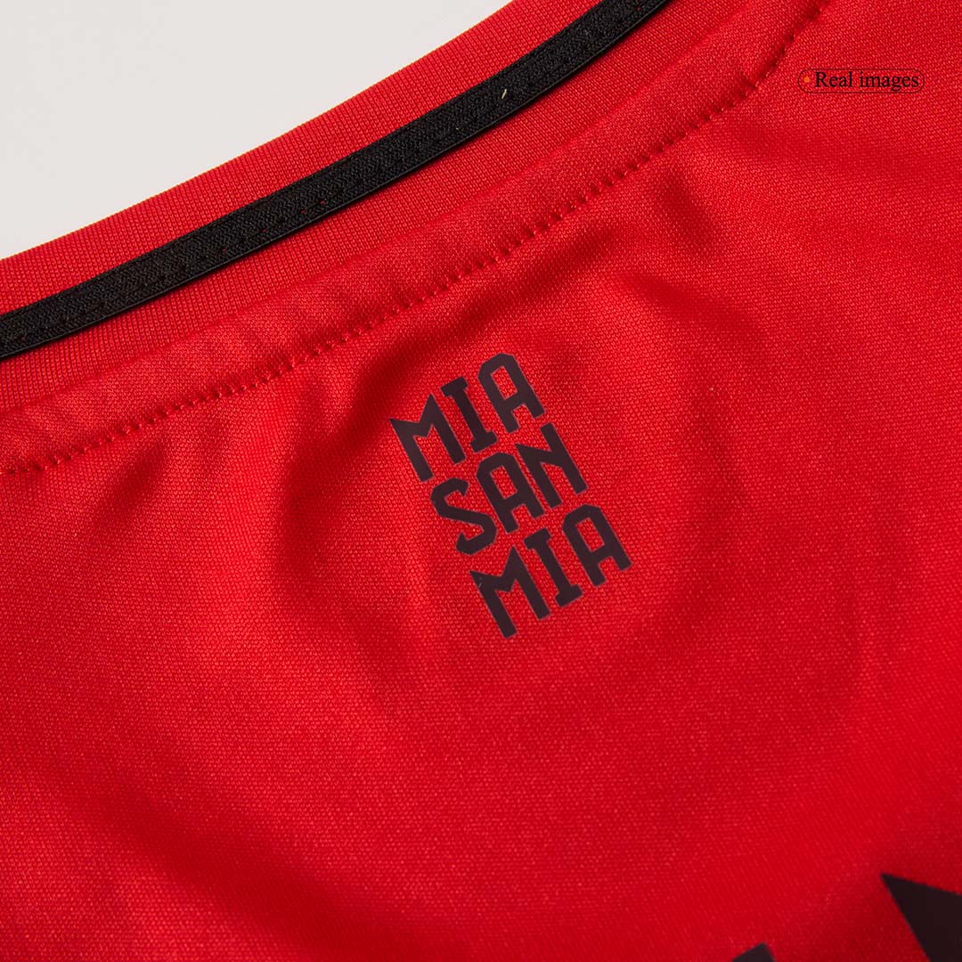 Kid's Bayern Munich Home Soccer Jersey Kit(Jersey+Shorts+Socks) 2024/25 Red