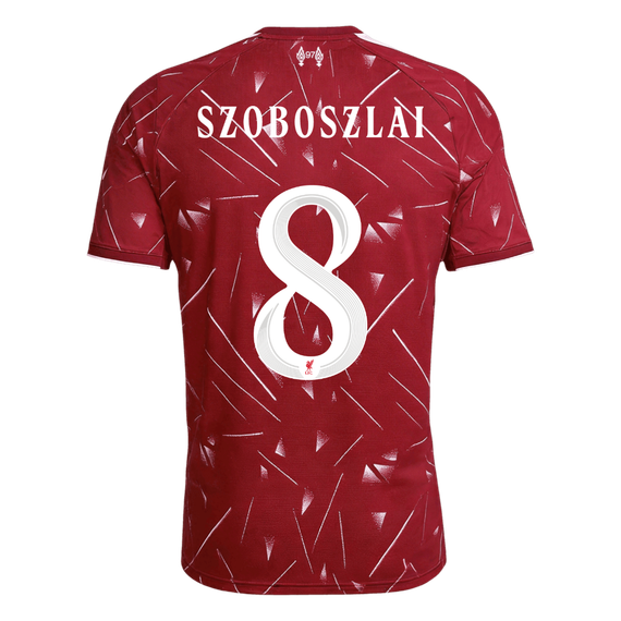 SZOBOSZLAI #8 Liverpool Home Soccer Jersey 26/27 Red - UCL