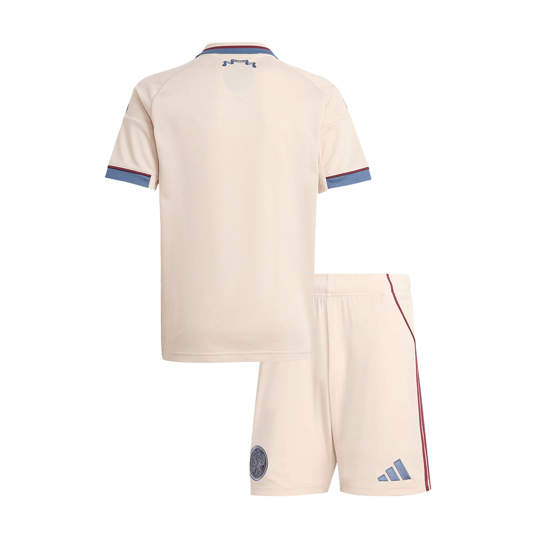 Kid's Ajax Third Away Soccer Jersey Kit(Jersey+Shorts) 2025/26