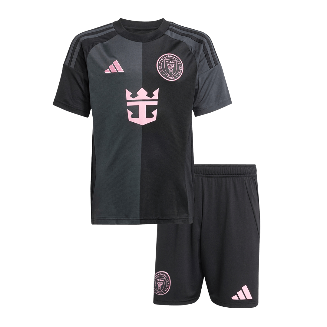 Kid's Inter Miami CF Away Soccer Jersey Kit(Jersey+Shorts) 2025