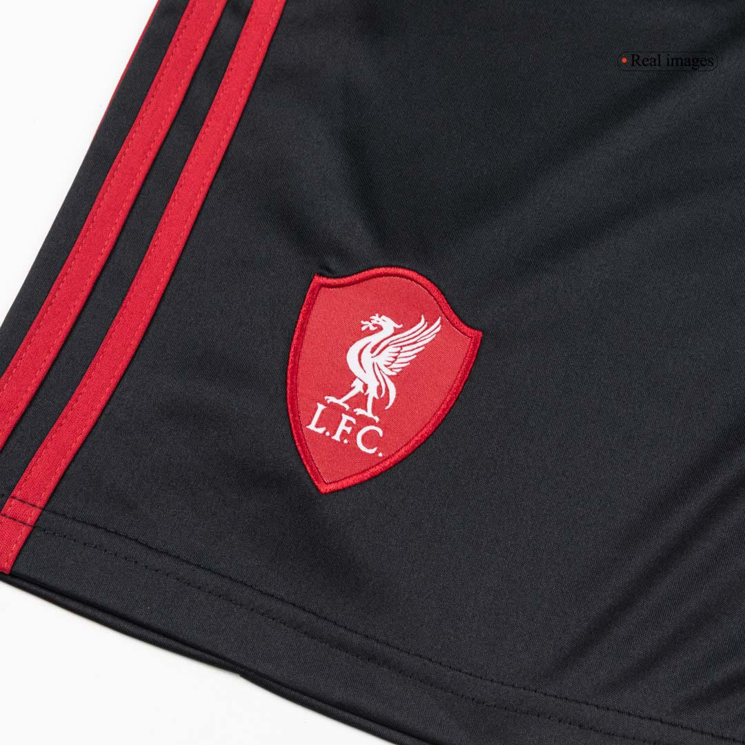 Liverpool Away Soccer Shorts 25/26 Black