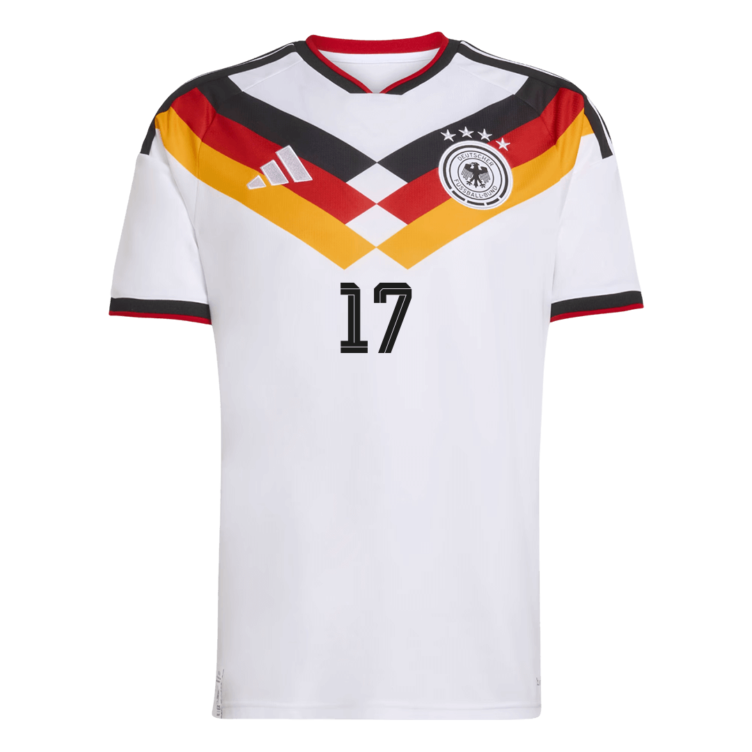 WIRTZ #17 Germany Home Soccer Jersey 2026