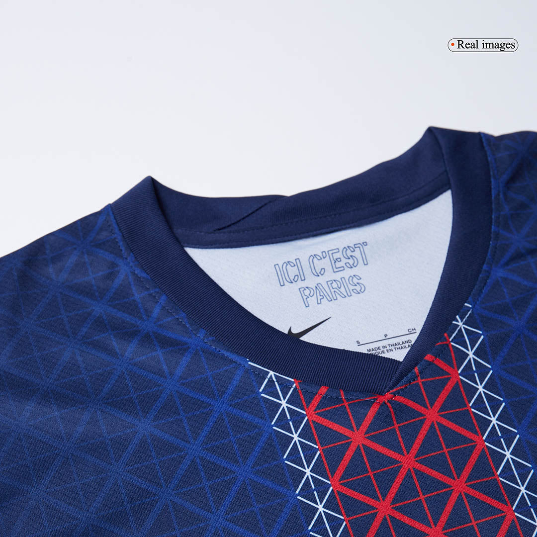 B.BARCOLA #29 PSG Home Soccer Jersey 2025/26 Navy