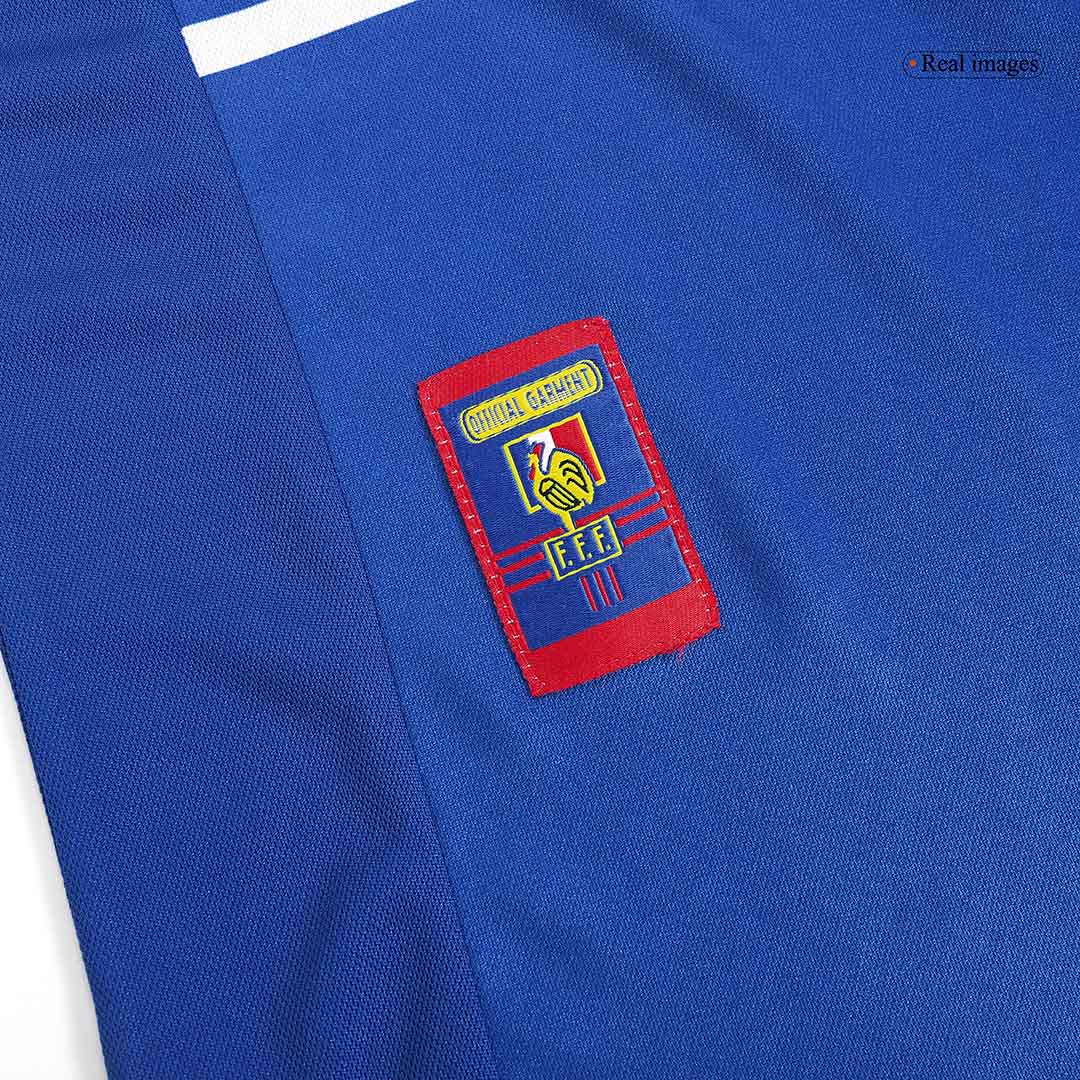 Retro 1998 France Home Soccer Jersey