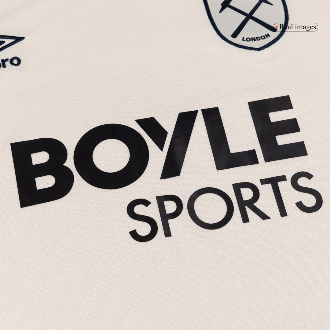 West Ham United Away Soccer Jersey 2025/26 White
