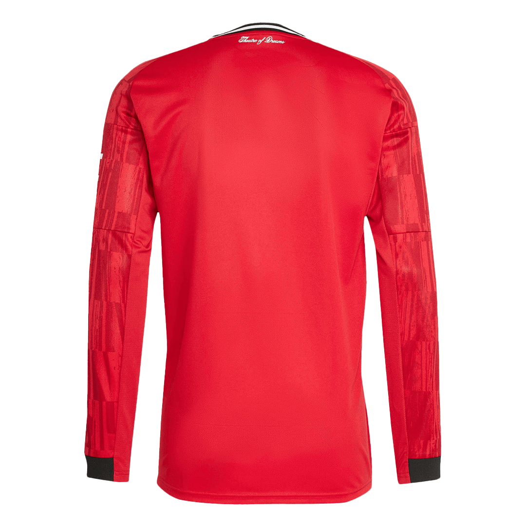Manchester United Home Long Sleeve Soccer Jersey 2025/26 Red