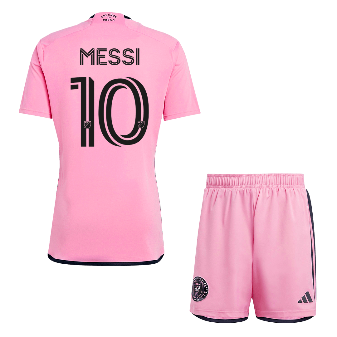 MESSI #10 Inter Miami CF Home Soccer Jersey Kit(Jersey+Shorts) 2024/25