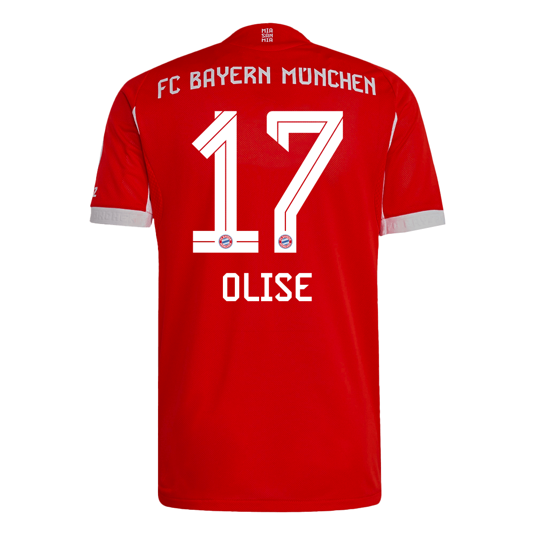 Authentic OLISE #17 Bayern Munich Home Soccer Jersey 2025/26
