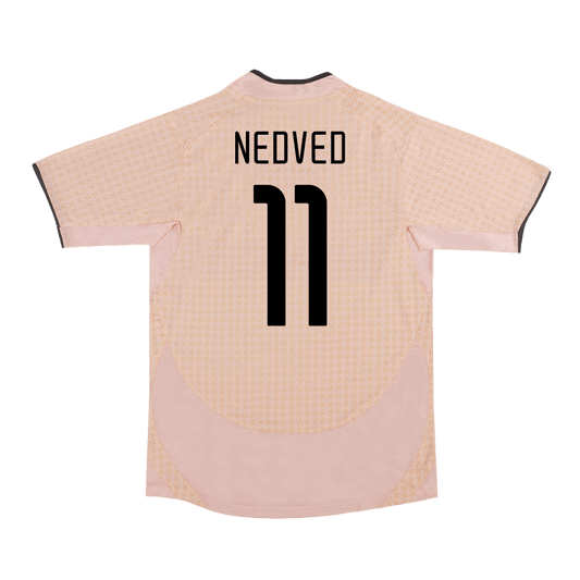 Retro NEDVED #11 2003/04 Juventus Away Soccer Jersey