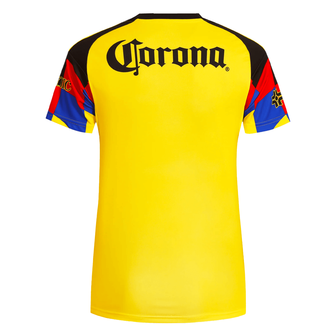 Women's Club America Home Soccer Jersey 2025/26 Yellow