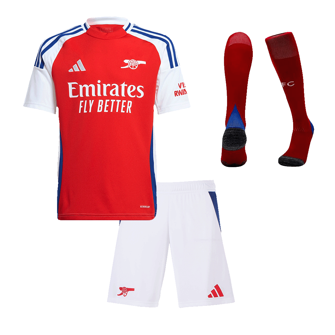 Kid's Arsenal Home Soccer Jersey Kit(Jersey+Shorts+Socks) 2024/25