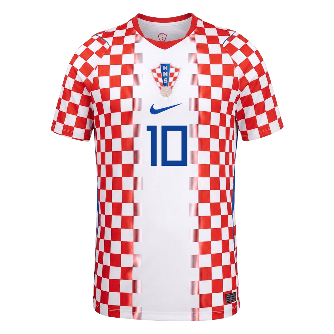 MODRIĆ #10 Croatia Home Soccer Jersey World Cup 2026 Red&White
