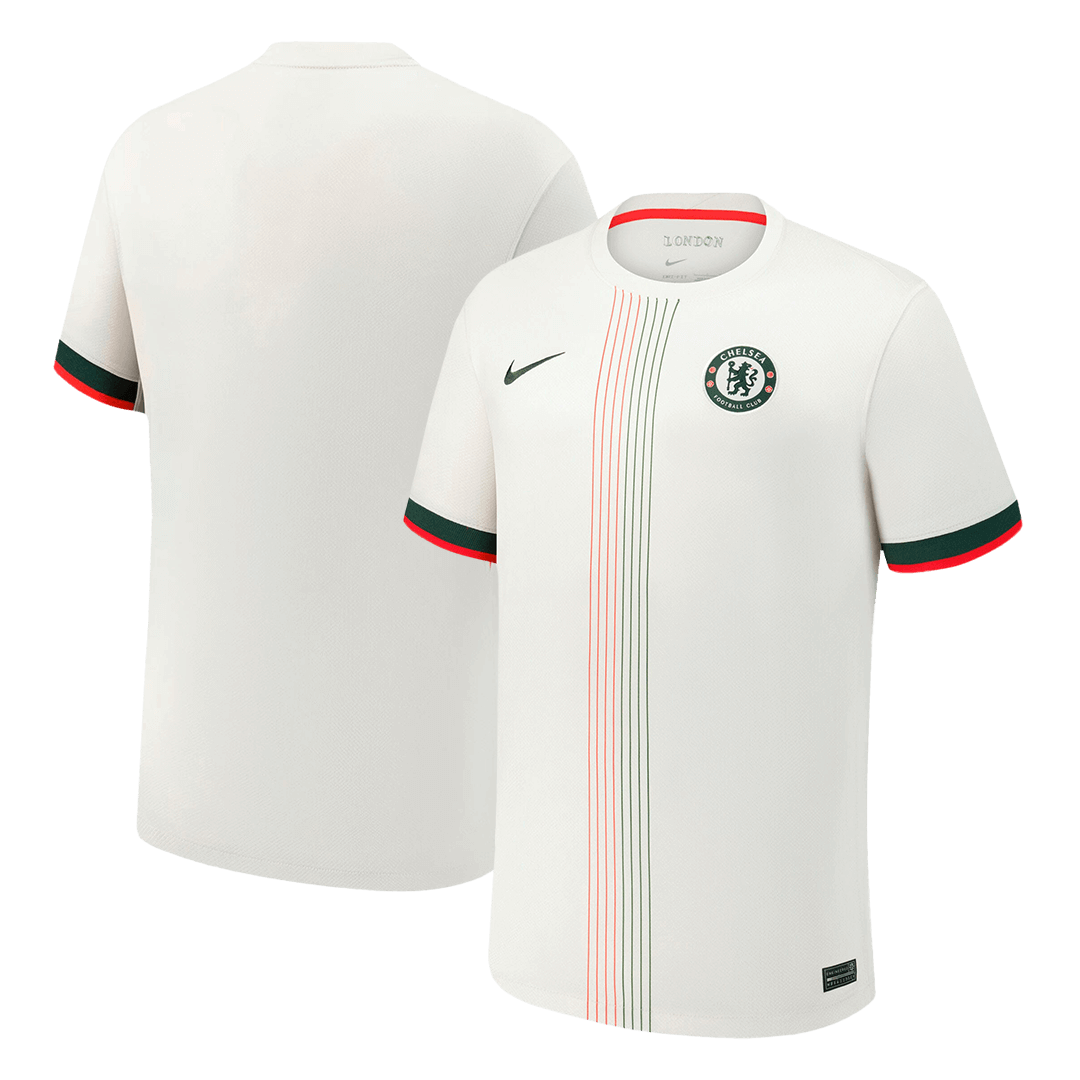 Chelsea Away Soccer Jersey Kit(Jersey+Shorts+Socks) 2025/26 White